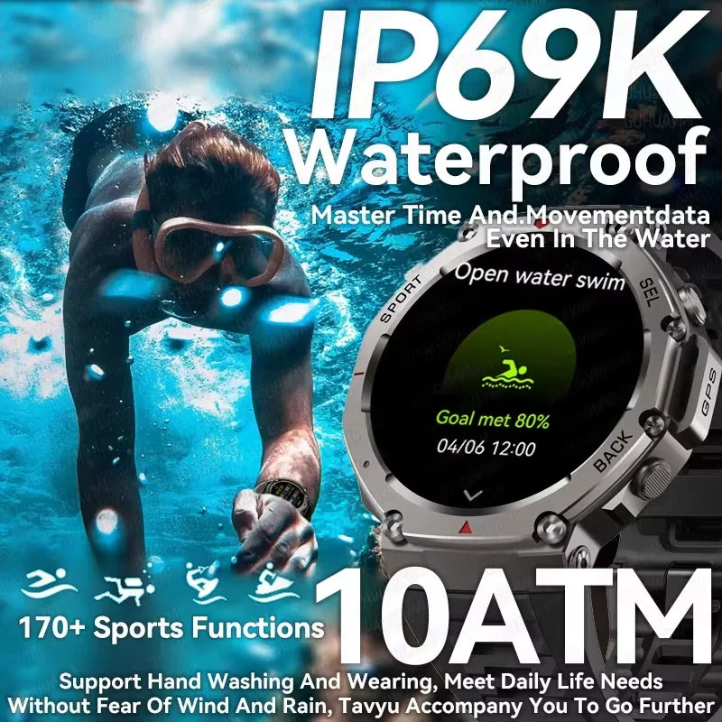 T-Rex 3 Ultra Reloj Inteligente Militar AMOLED