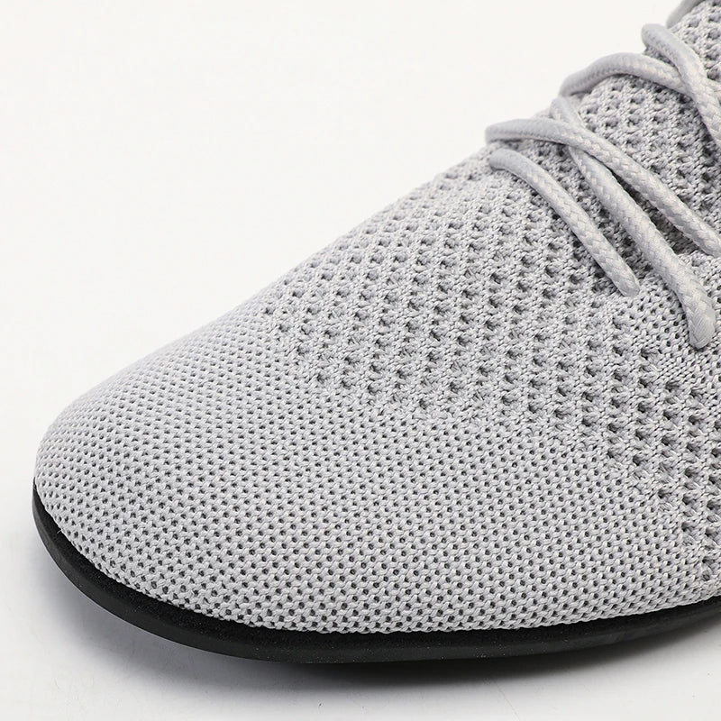 Zapatos informales con cordones para hombre, mocasines de malla transpirables para parejas, zapatillas informales ligeras y suaves para hombre, calzado para conducir al aire libre 36-47