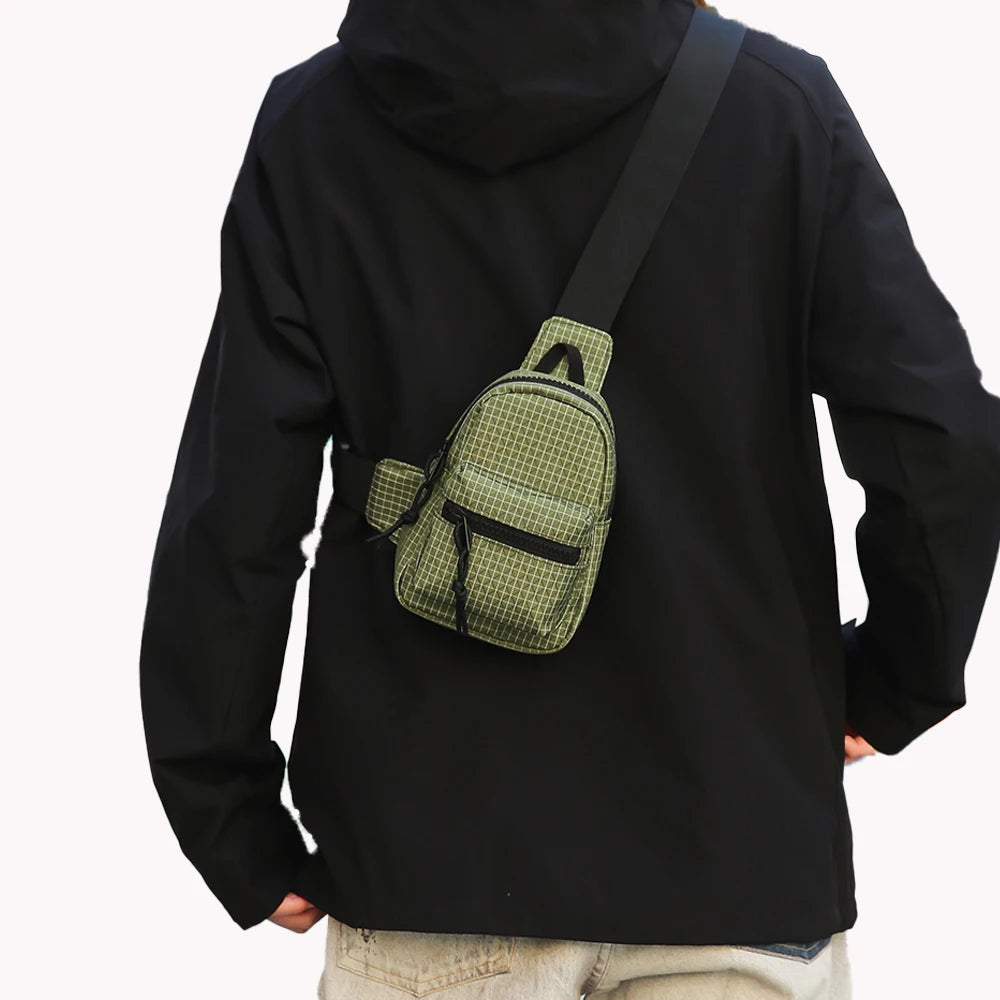 Bolso Cruzado Unisex para Hombre, Liviano para Deportes y Uso Diario