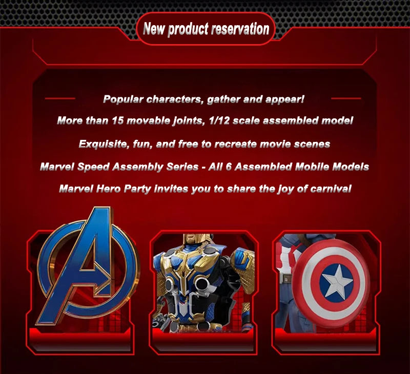 Figuras originales de Fondjoy Marve, Hulk, Thanos, Capitán América, Spider-Man, Thor, Iron Man, juguetes geniales para niños, modelos personalizados, muñecas, regalos para niños