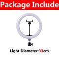 Anillo de luz para Selfie con brillo ajustable, lámpara LED de anillo para fotografía, grabación de vídeo por teléfono, transmisión en vivo, lámpara Led para Selfie