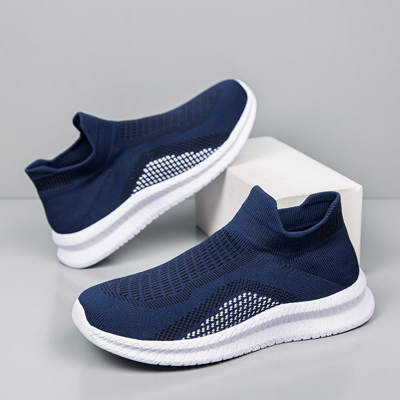 Zapatos transpirables para caminar para hombre, mocasines ligeros para exteriores, zapatos informales suaves y flexibles para hombre, calzado de moda, zapatillas de deporte 39-48