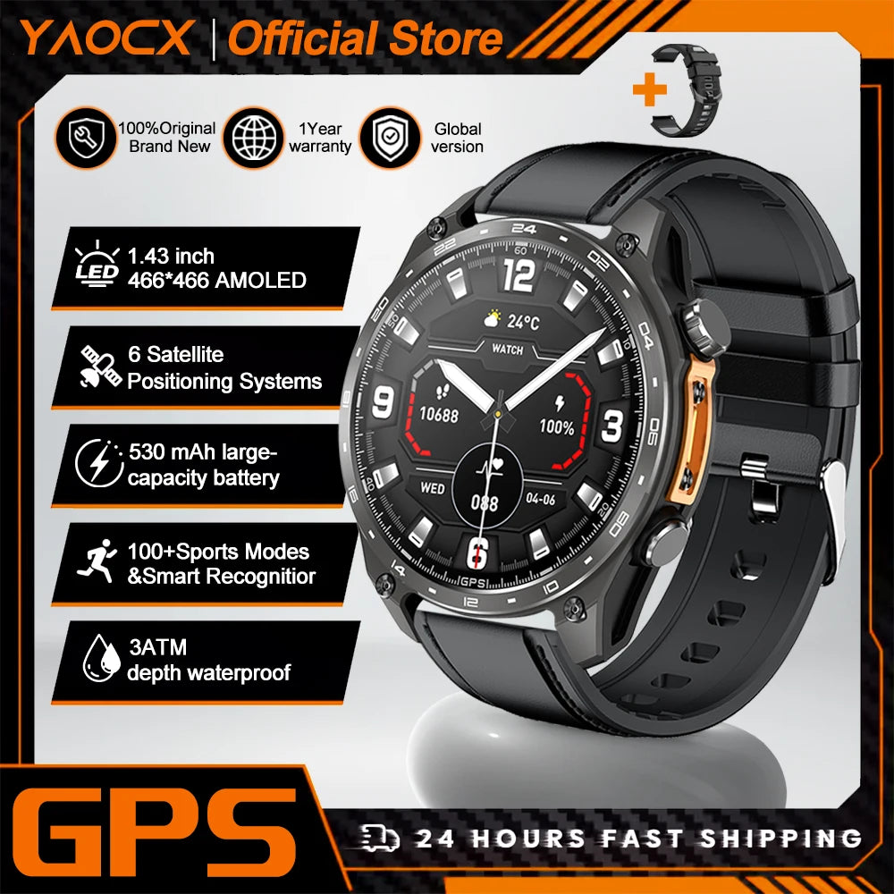Reloj Inteligente GPS Brújula Multideporte