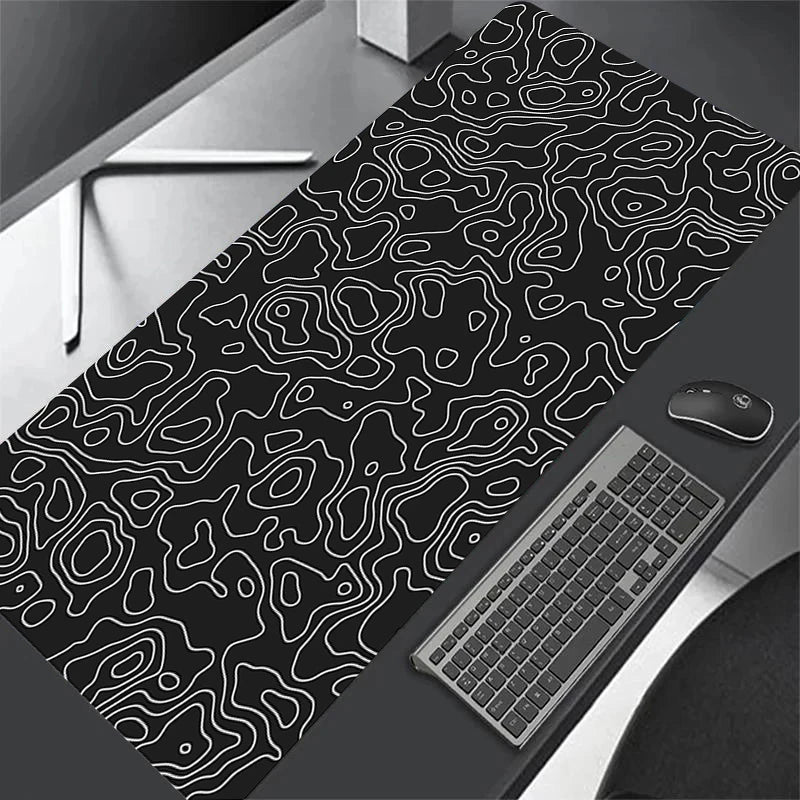 Alfombrilla de ratón para ordenador Strata Liquid Gaming, alfombrilla de escritorio para PC, accesorio para portátil, alfombrilla suave antideslizante, alfombrilla para ratón de tamaño XXL, alfombrillas grandes de 900x400