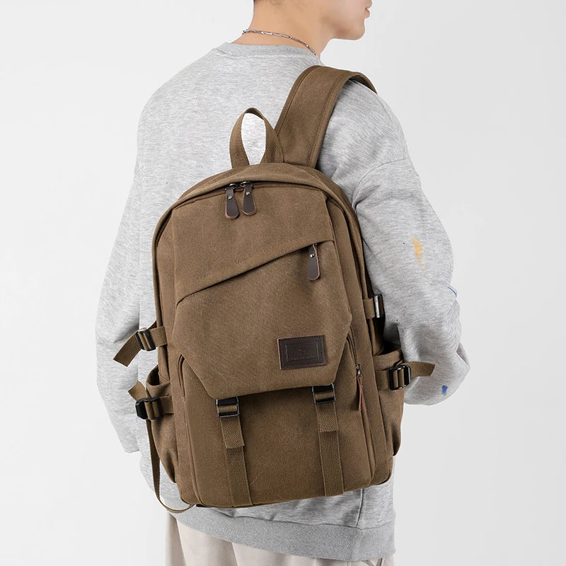 Mochila de viaje de gran capacidad para hombre, adecuada para diferentes grupos de personas, longitud de la correa de hombro ajustable, multicompar