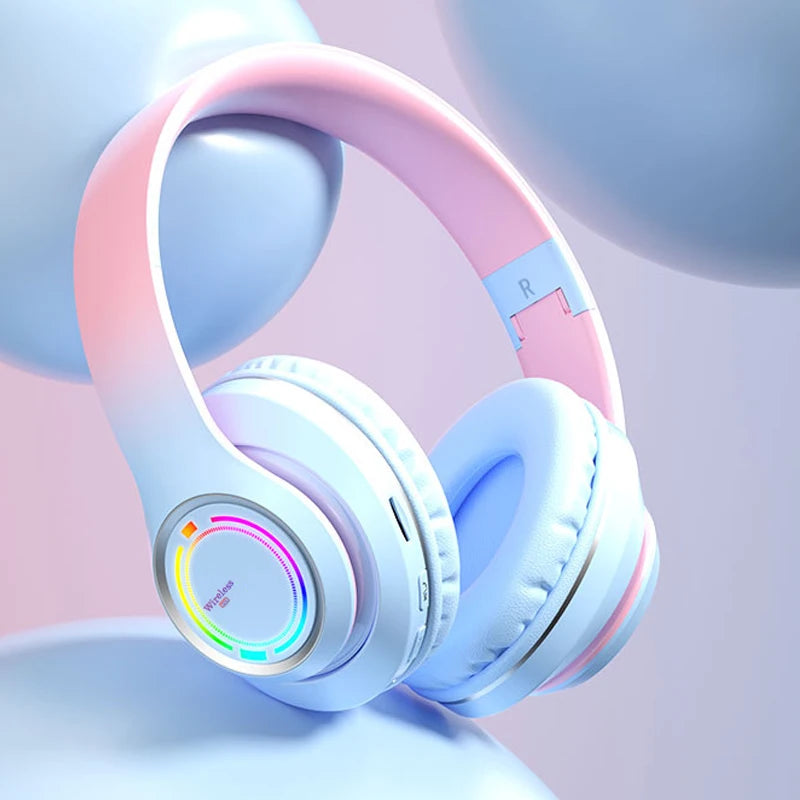 Auriculares Bluetooth Infantiles con Luces LED y Micrófono