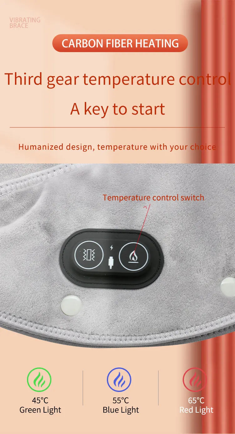 Almohadilla Térmica para Cuello y Hombros con Vibración