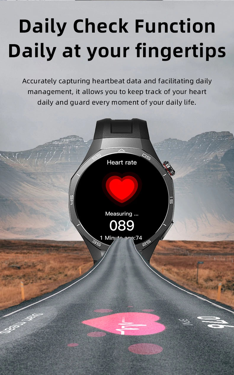 Reloj Inteligente LIGE ECG con Bluetooth para Llamadas