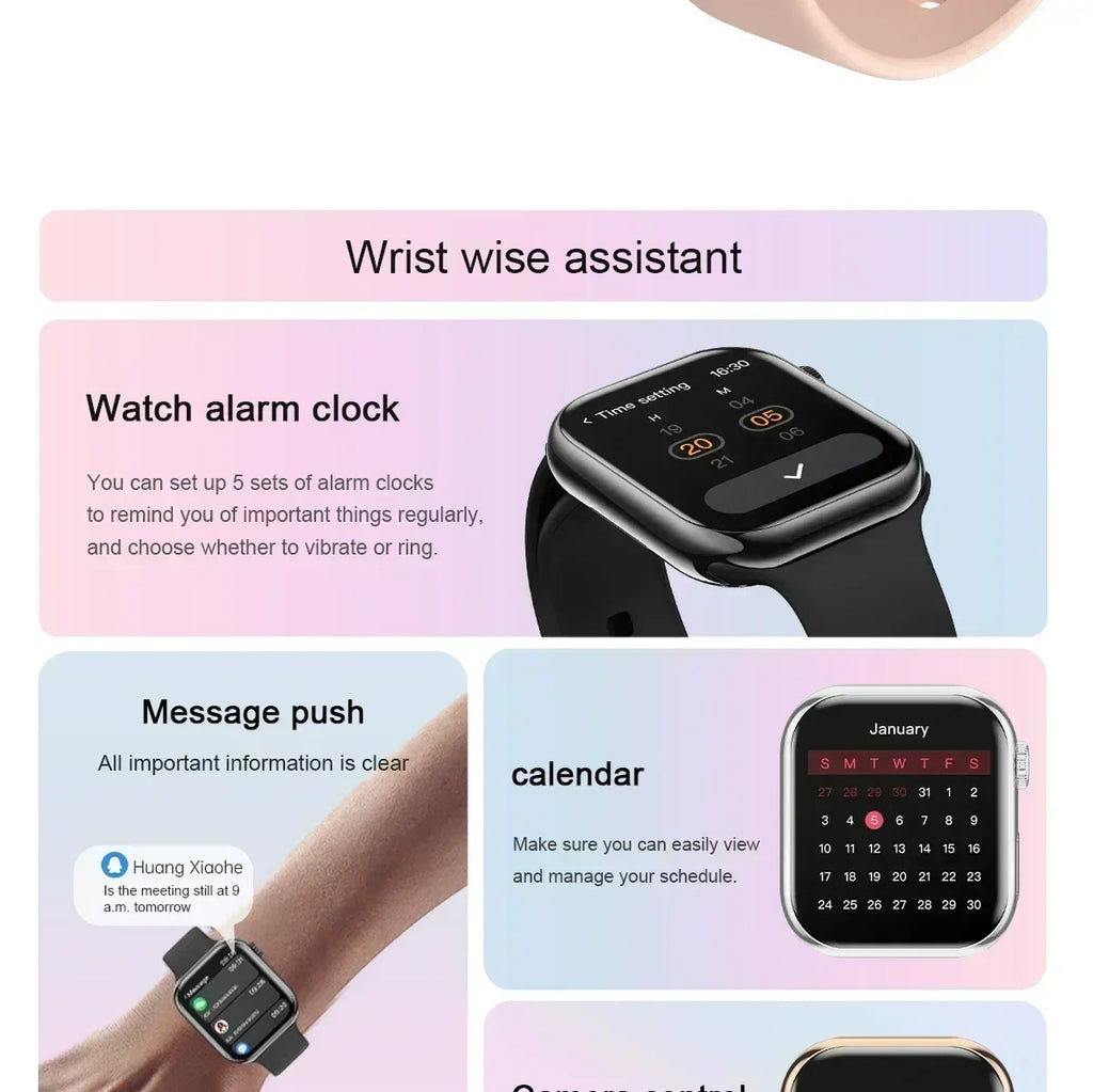 Reloj Inteligente para Mujer con Llamadas y Pantalla HD
