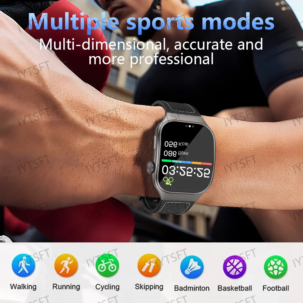 Reloj inteligente LAXASFIT con pantalla curva de 2,01 pulgadas para hombre, Bluetooth 5,3, llamada HD, múltiples modos deportivos, reloj inteligente para mujer, regalos de vacaciones