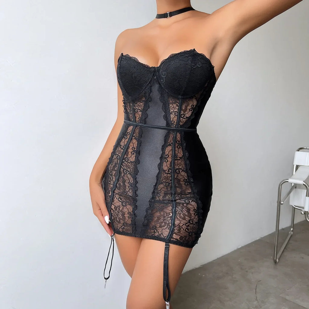Conjunto de Sujetador Sexy y Ropa Interior para Mujer