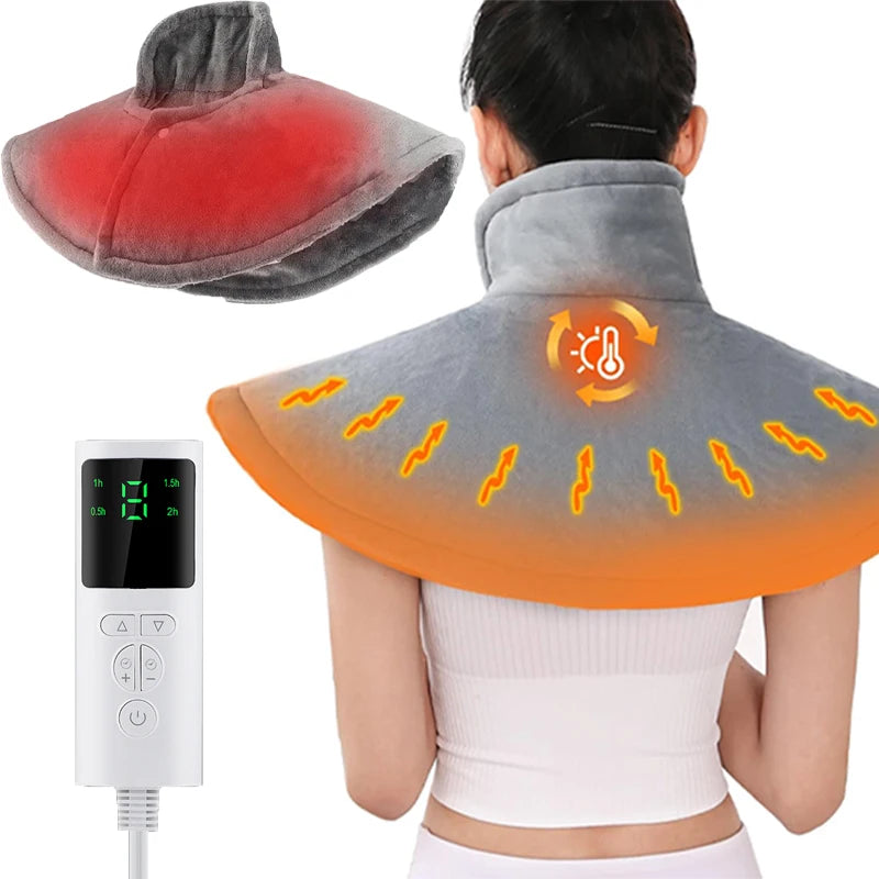 Masajeador Eléctrico de Cuello con Compresa Caliente 9 Niveles