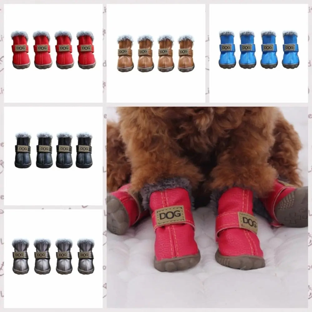 Botas de Invierno para Perros | Impermeables Antideslizantes x4