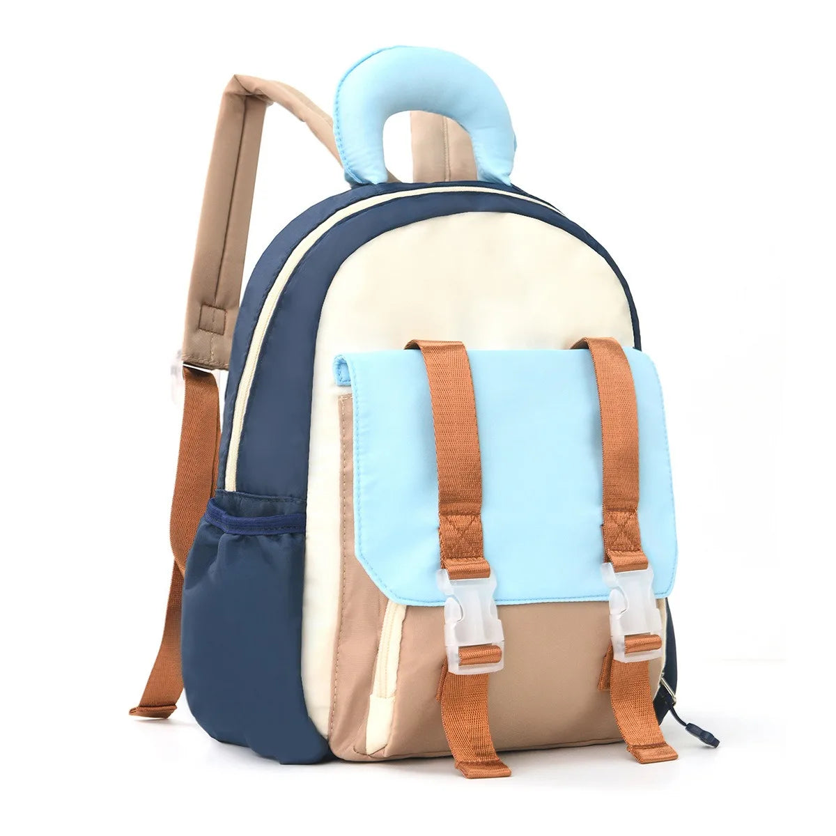 Mochila infantil a juego de colores, bonita mochila escolar para jardín de infantes, mochila de viaje de ocio con colores contrastantes