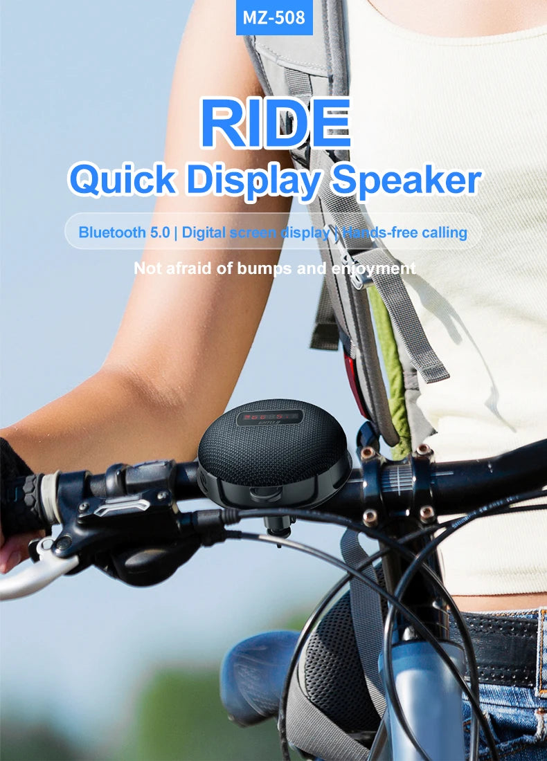 Altavoz Bluetooth inalámbrico para bicicleta, Mini Subwoofer portátil resistente al agua, Caja De Som, caja De sonido, música, Bocina, Coluna Blootooth