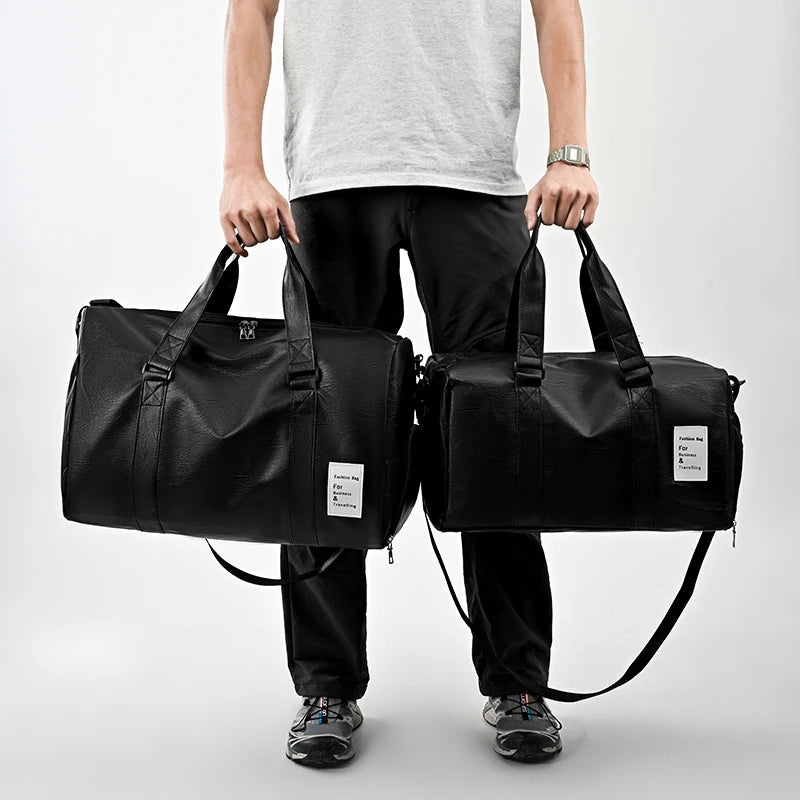 Bolsa de viaje ligera de gran capacidad, equipaje de mano, bolsa de viaje de negocios de fin de semana, separación en seco y húmedo