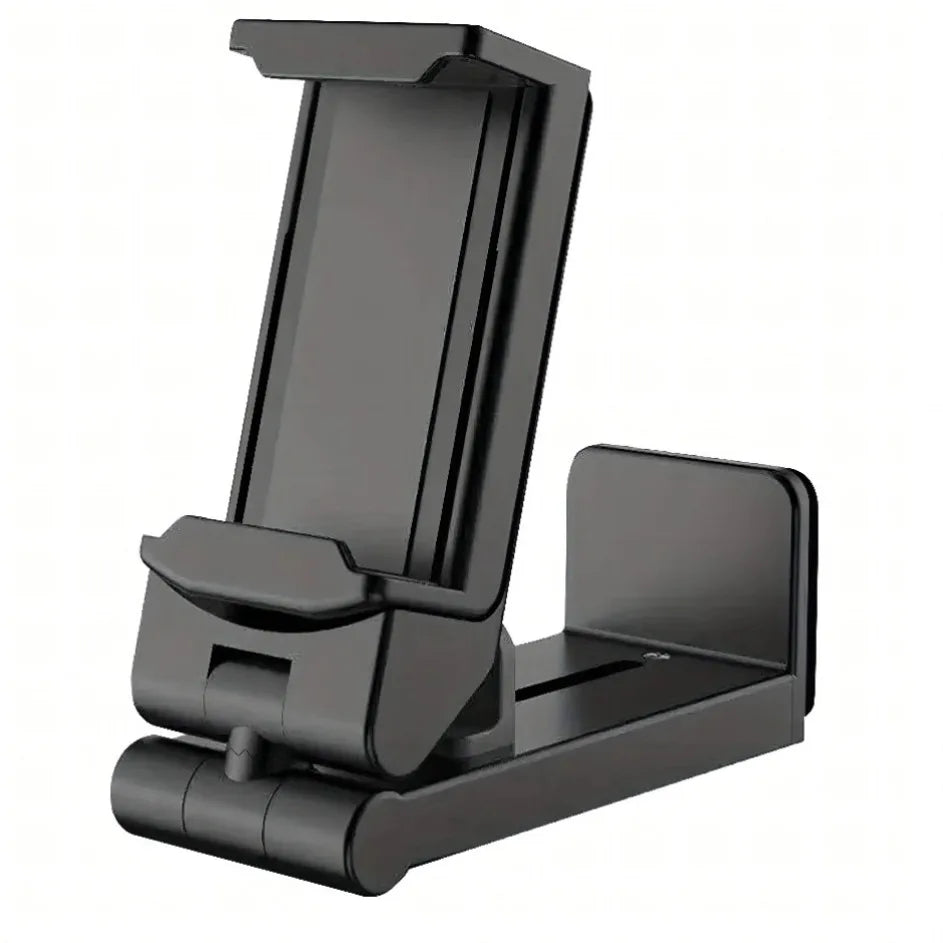Soporte Universal Giratorio 360 Grados Plegable para Teléfono Móvil, Ideal para Viajes en Avión, Compatible con Teléfonos de 4.7-6.9 Pulgadas, Soporte de Escritorio y Asiento de Coche