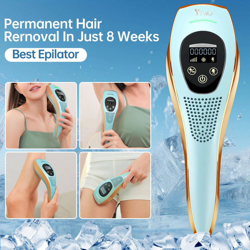 Dispositivo de depilación láser IPL, depiladora láser para mujeres, cuerpo, Bikini, Flashes ilimitados faciales, depiladora láser indolora permanente