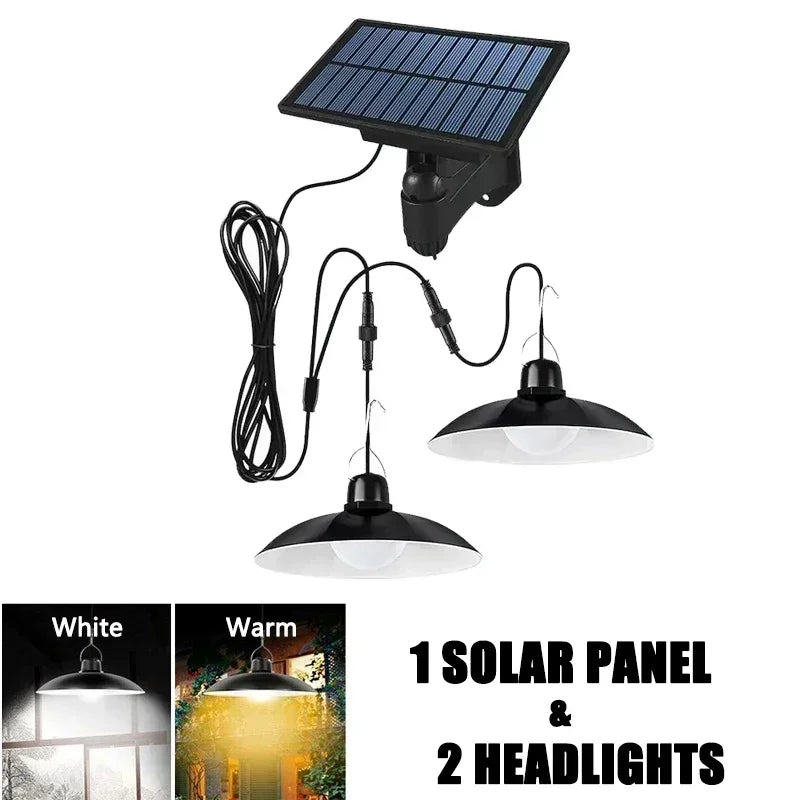 Lámpara Colgante Solar de Araña para Exteriores