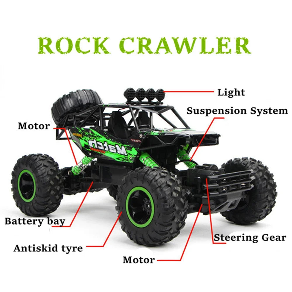 Auto RC 4WD Buggy Todoterreno 1:12 / 1:16 Control Remoto 2.4GHz
