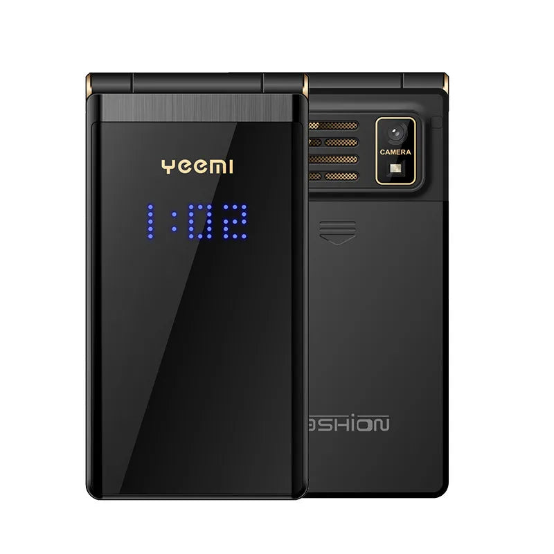 Teléfono Flip YEEMI M2-C para Adultos Mayores 2G Dual SIM