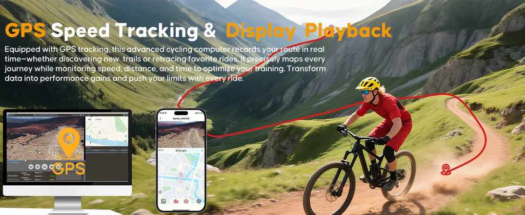 Cámara GPS 4K para bicicleta con faro, ordenador de ciclismo y velocímetro, acción deportiva DV, 64GB, Control por aplicación, resistente al agua IP65