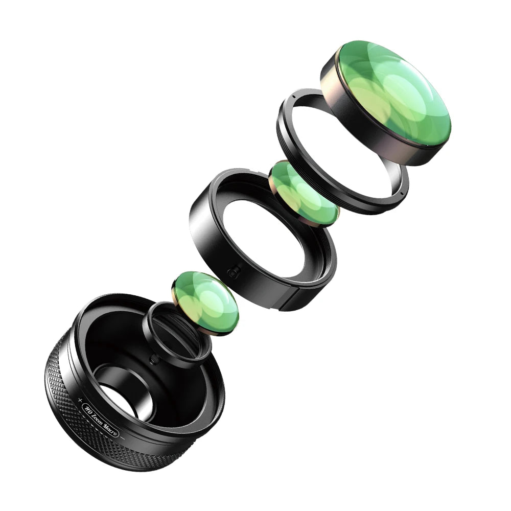 Lente Macro con Zoom HD 10-20X para iPhone y Android