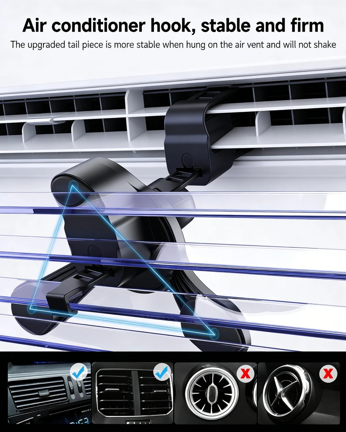 Cargador Inalámbrico Magnético para Auto TEC-Cooler Qi2.2 25W para iPhone 16/17 Pro Max, Carga Rápida, Soporte para Teléfono con Ventilación de Aire para iPhone 17~12