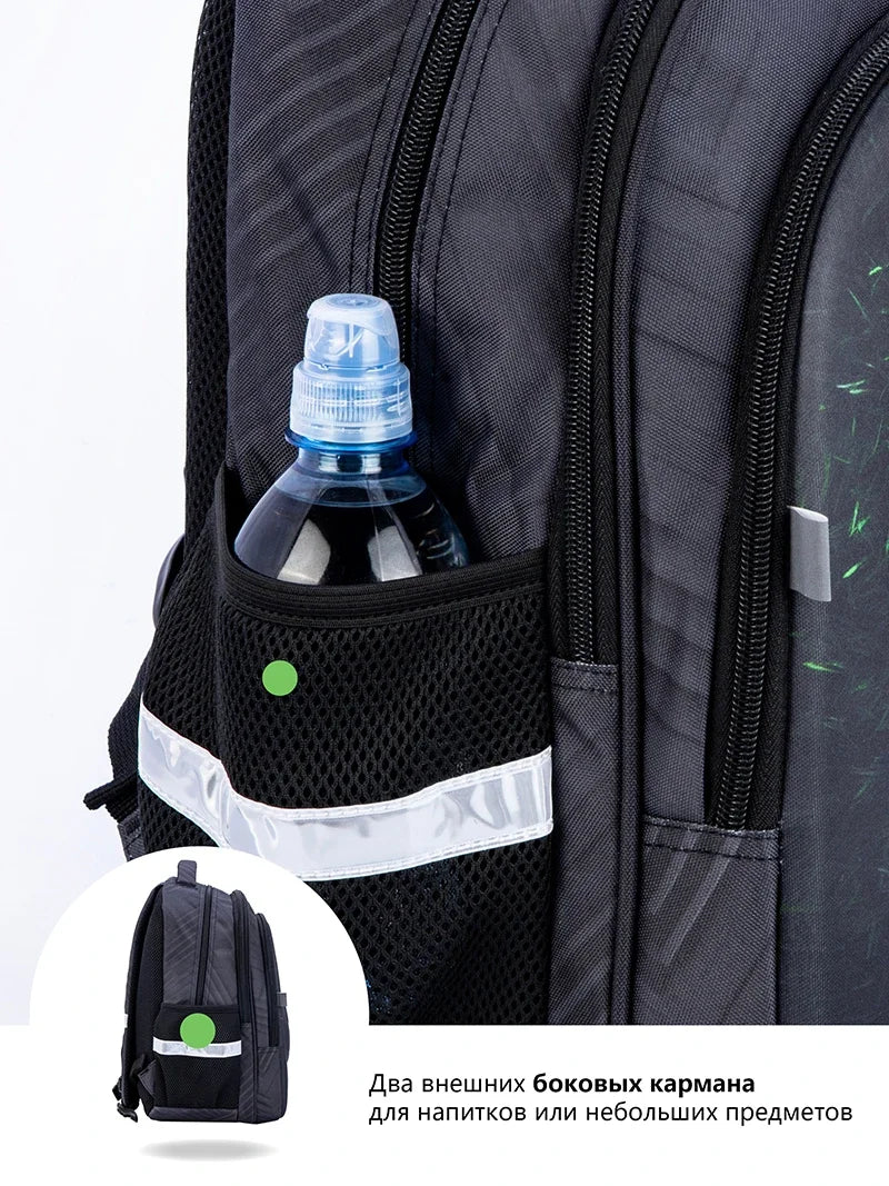 Mochilas escolares de dibujos animados para niños, mochila ortopédica para niños de 1 a 2 grados, mochilas escolares para estudiantes, nueva marca rusa