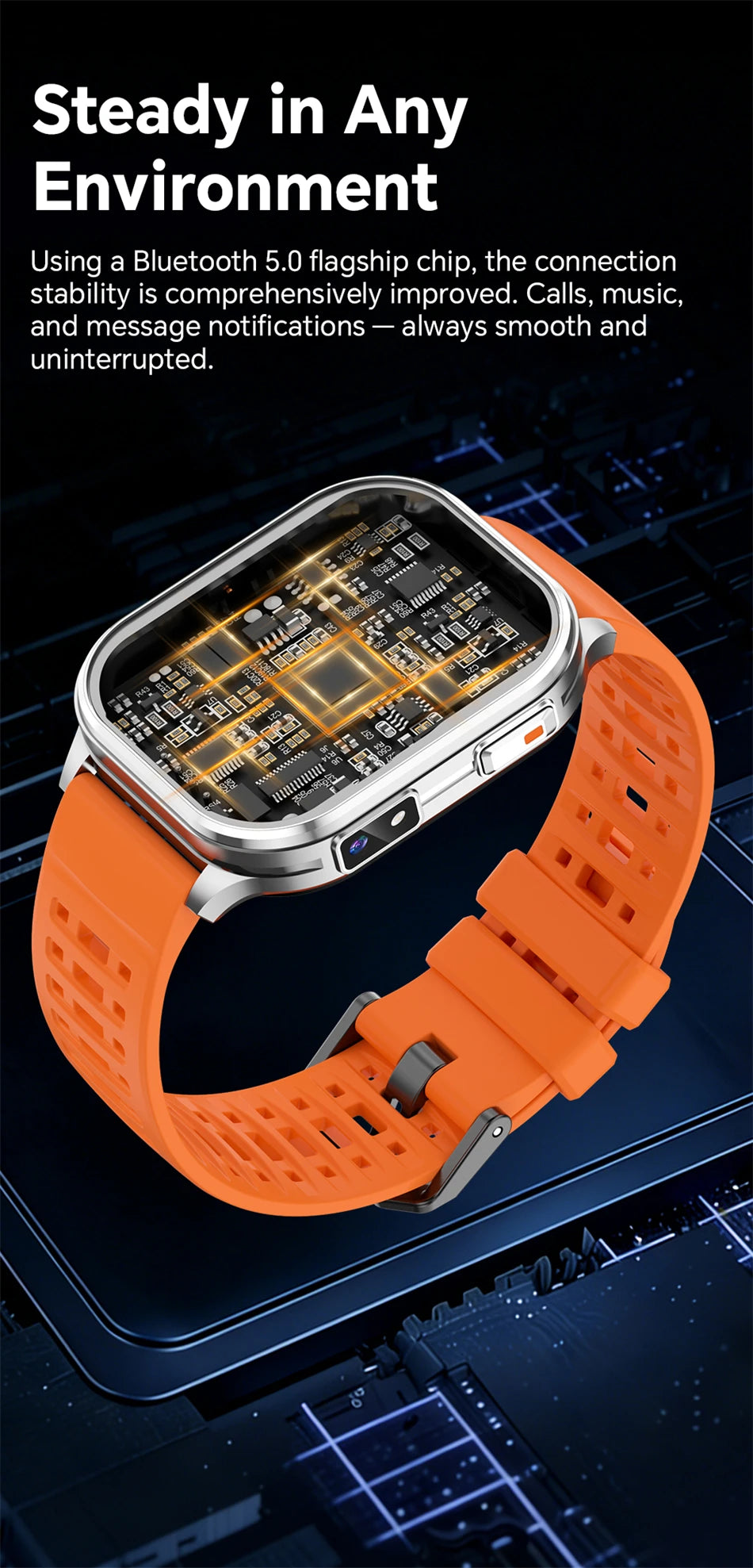 Reloj Inteligente Cámara Monitor de Salud Fitness