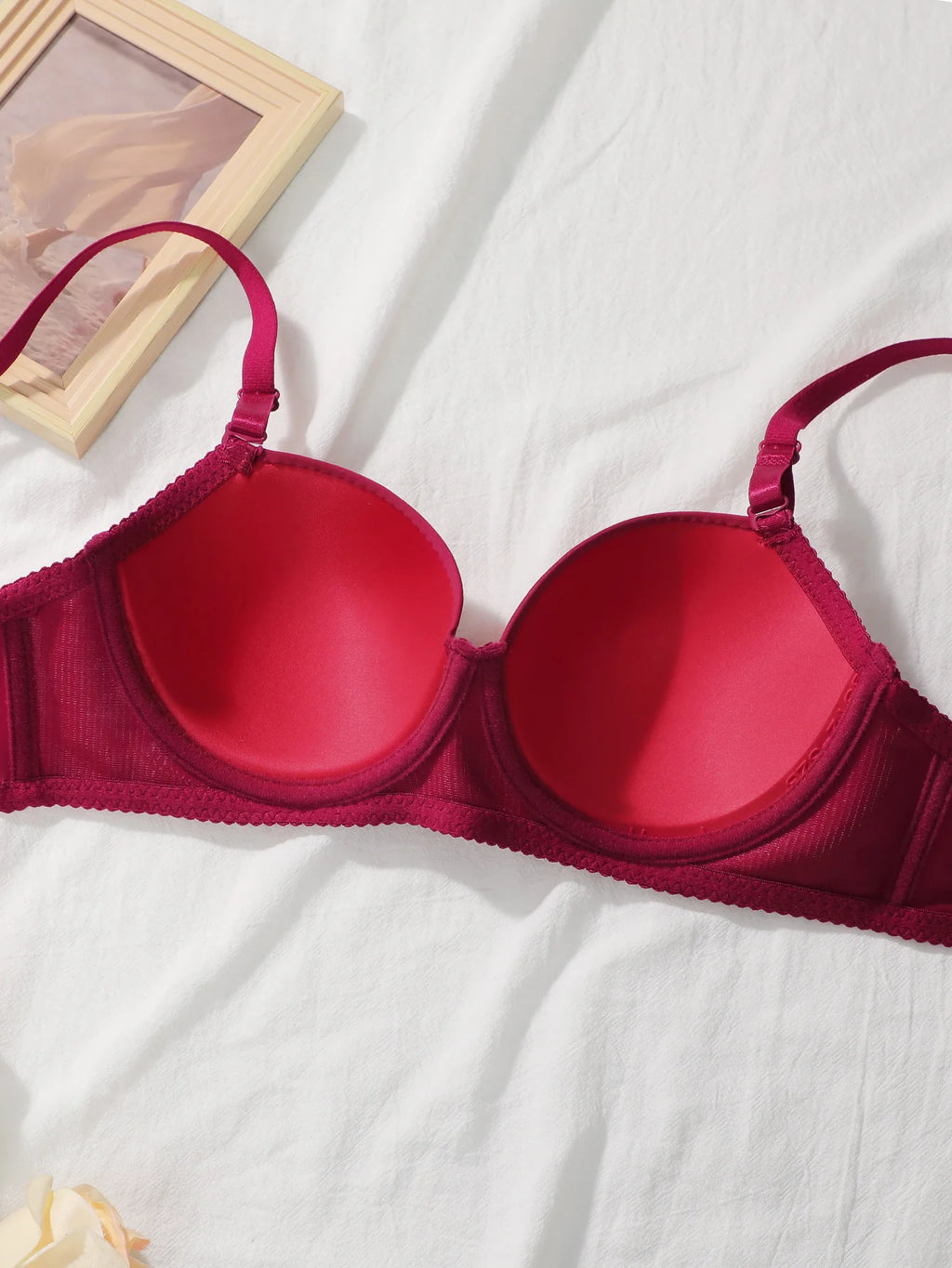 Conjunto de Sujetador Push Up y Bragas para Mujer