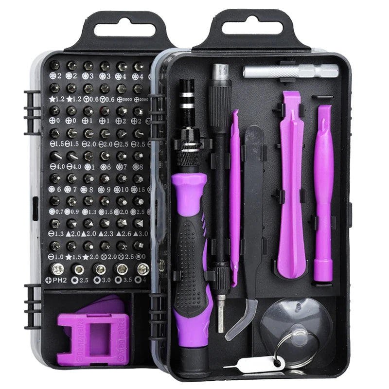 Kit Puntas Destornillador Magnético Torx Phillips Reparación