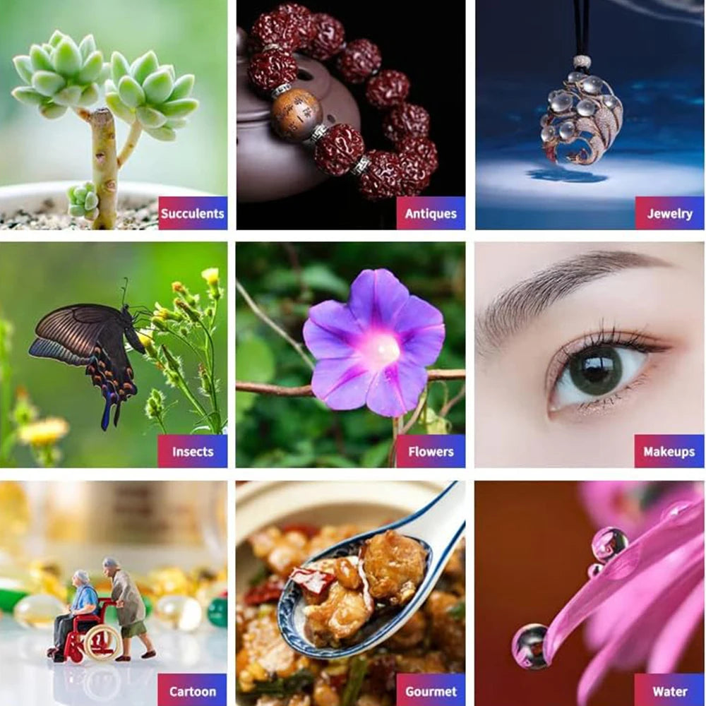 Lente Macro Universal para Teléfono con Filtros CPL y Starlight