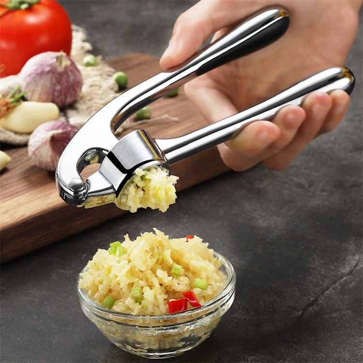 Prensa de Ajo de Acero Inoxidable Premium