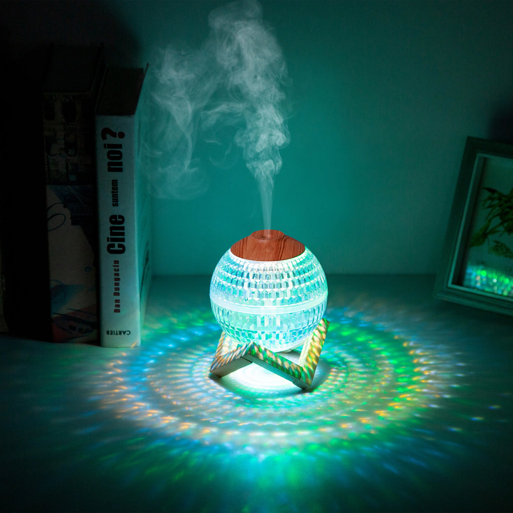 Humidificador Bola de Cristal con Luz Nocturna