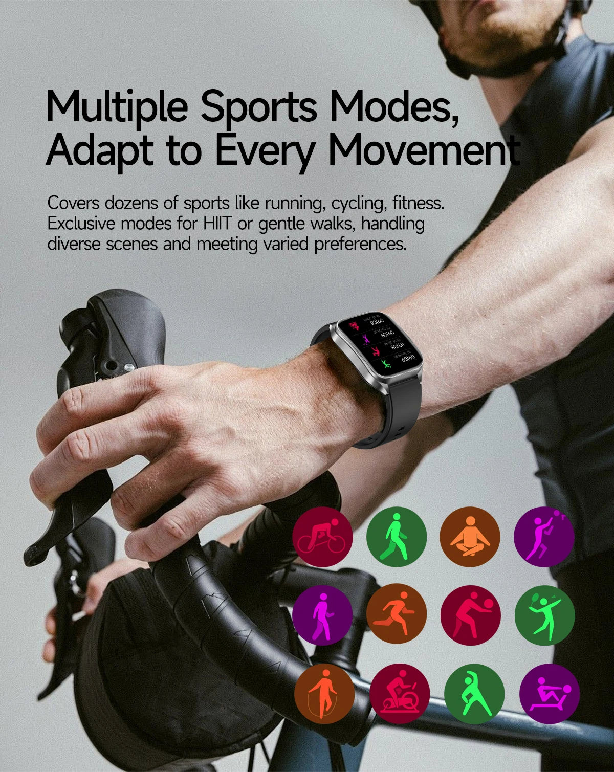 Reloj Inteligente Terapia Láser Monitor de Salud