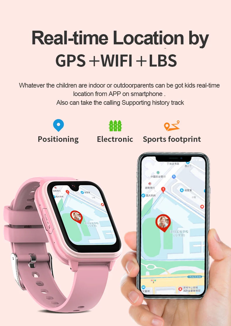 Reloj Inteligente 4G para Niños KT33 con GPS, WiFi y Videollamada