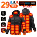 Chaqueta Calefaccionada 29 Zonas USB, 3 Niveles de Calor, Outdoor