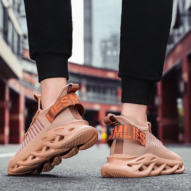 YRZL, zapatos para hombre, zapatillas cómodas, zapatillas transpirables para mujer, par de zapatos para correr, Tenis de malla, zapatos deportivos, talla 36-46, zapatillas para caminar para hombre