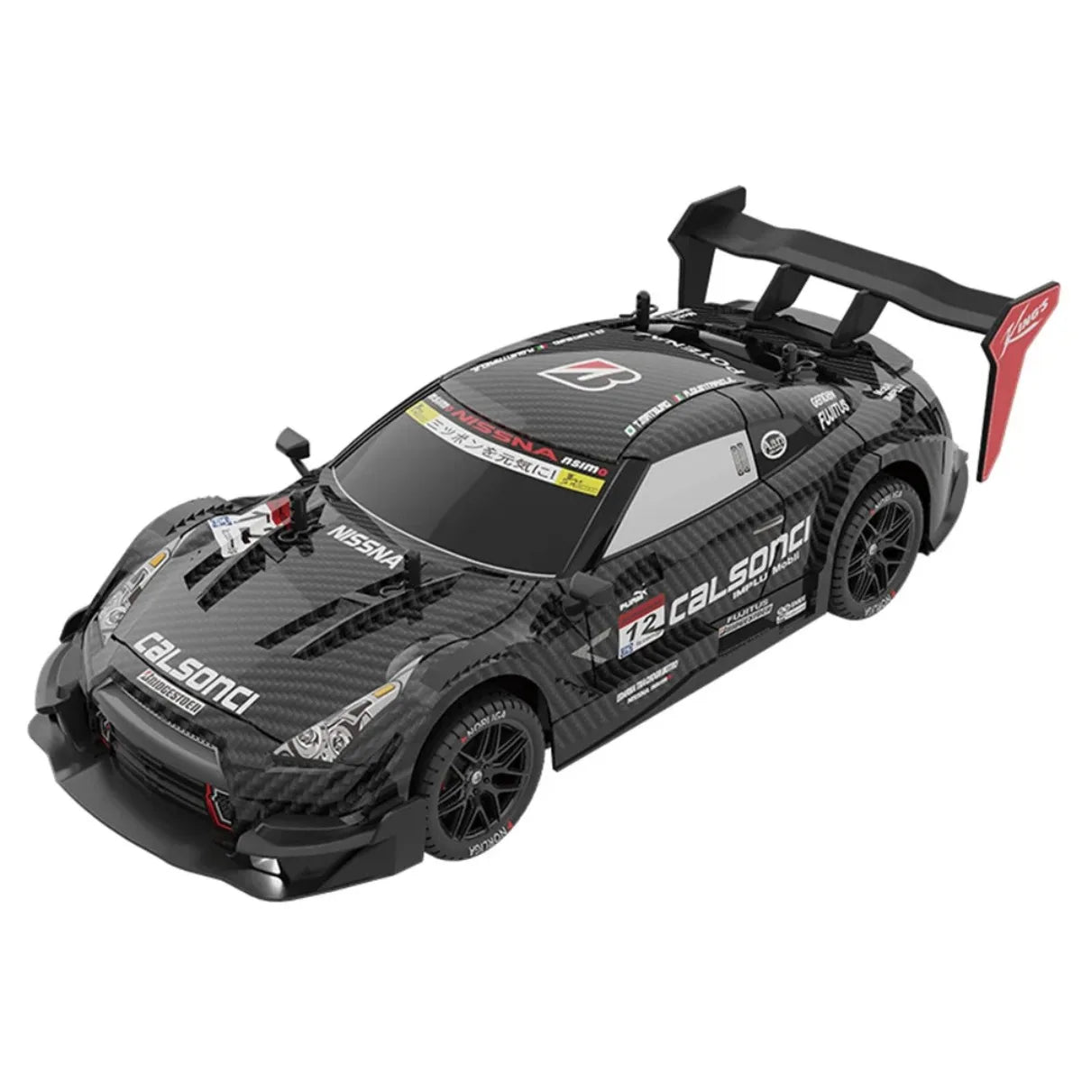 GTR 2,4G Drift Racing Car 4WD todoterreno, vehículo de Control remoto juguetes electrónicos para Hobby para niños coche RC