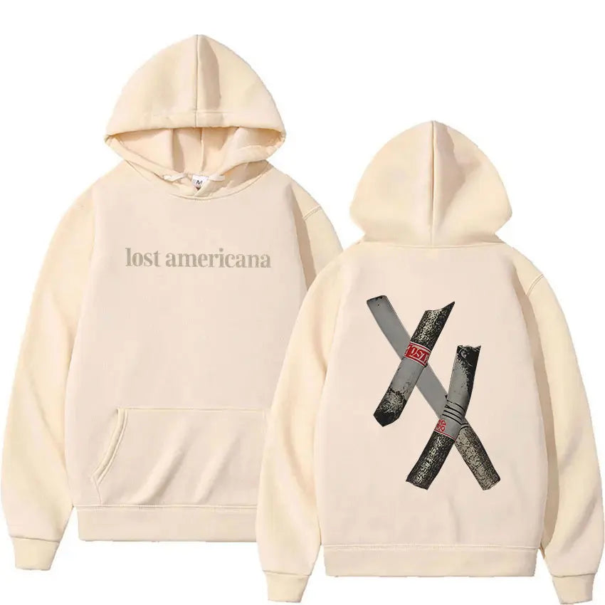 Sudadera MGK Lost Americana Tour, Hip Hop Vintage Oversize