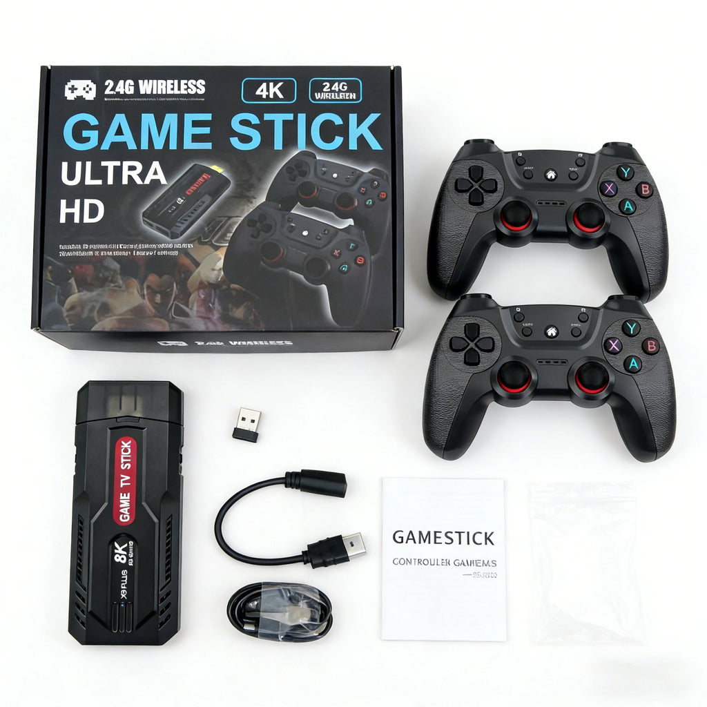 Consola de Videojuegos Retro SMARTDUDE X3 Plus 4K Ultra HD con Controles Inalámbricos Duales de 2.4G, Regalo de Juego Portátil