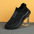 Zapatos informales transpirables para hombre, zapatos ligeros para caminar al aire libre, zapatillas antideslizantes para hombre, zapatos planos vulcanizados sin cordones 2023