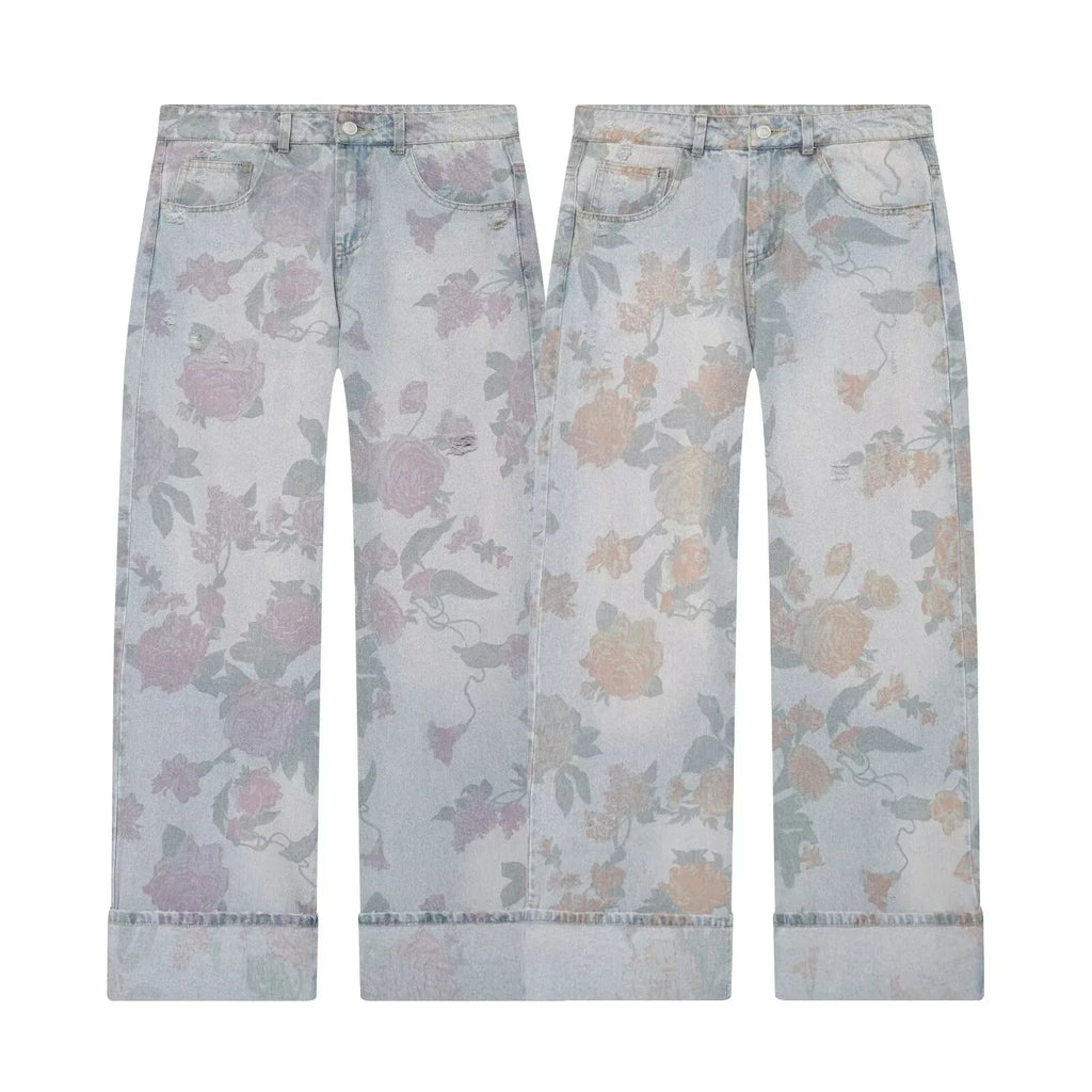 Pantalones Vaqueros Holgados de Cintura Baja
