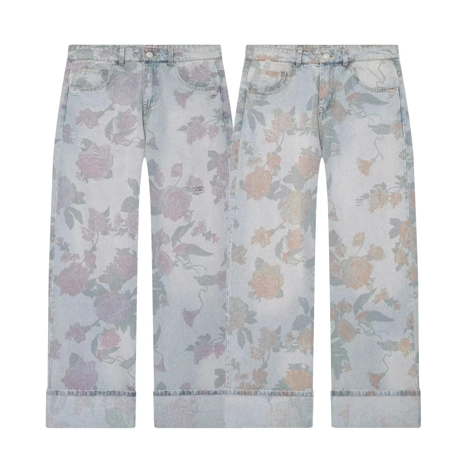Pantalones Vaqueros Holgados de Cintura Baja