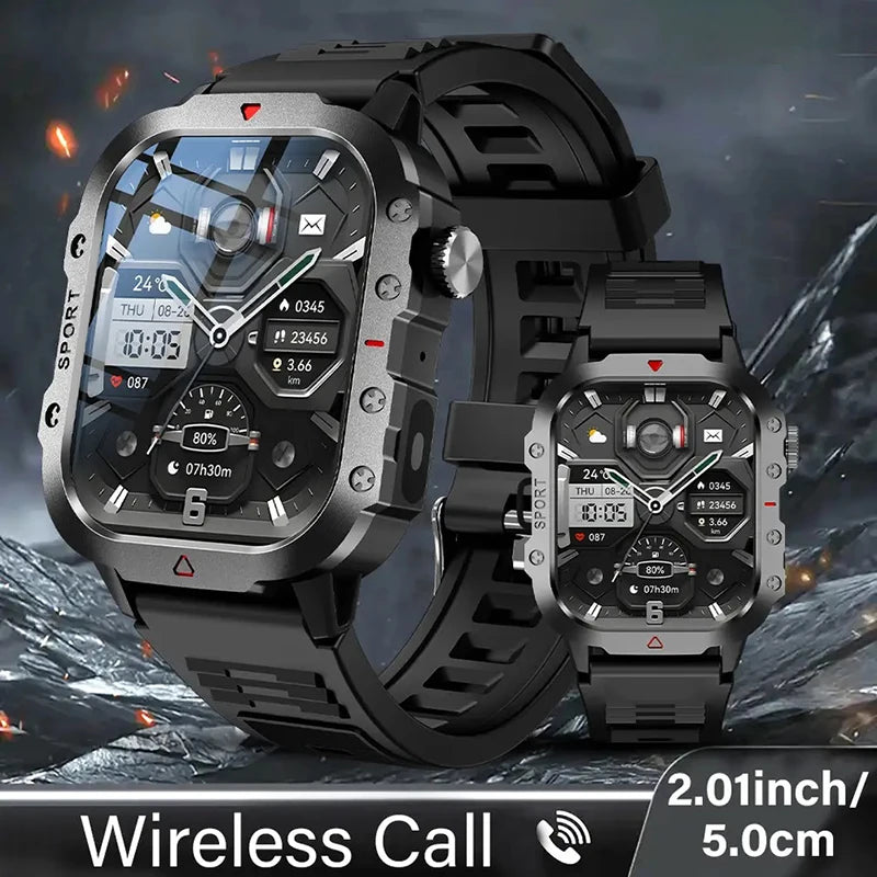 Reloj inteligente con llamada Bluetooth, electrónica, reloj inteligente militar, reloj de Fitness Digital, relojes de regalo para hombre y mujer, iOS, Android 2025, nuevo