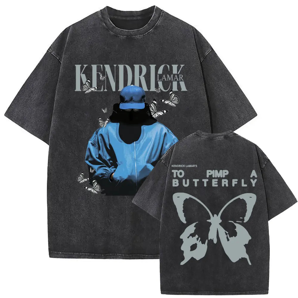 Camiseta Vintage Kendrick Lamar, Hip Hop Oversize, Unisex