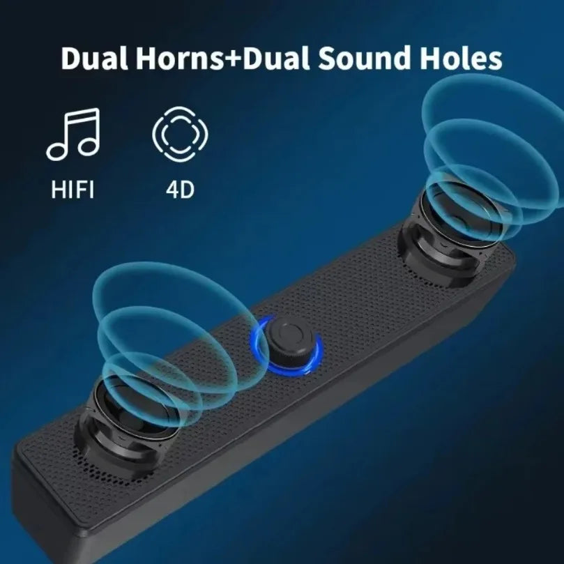 Serie K2852 sonido de cine en casa Svstem BT 3D envolvente barra de sonido larga altavoz de PC para TV barra de sonido caja Subwoofer caja de música estéreo