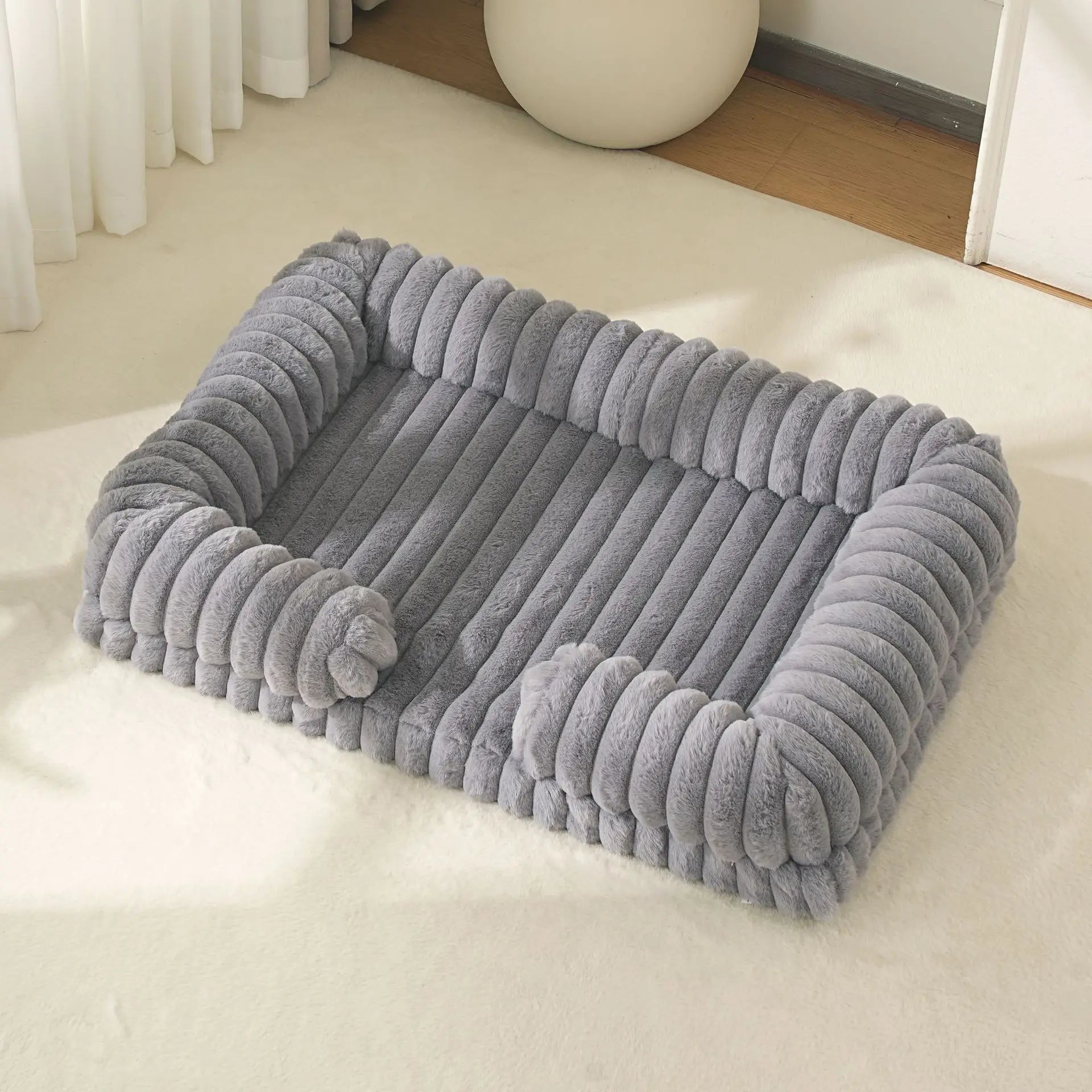 Cama Nido de Invierno para Mascotas — Suave y Cálida