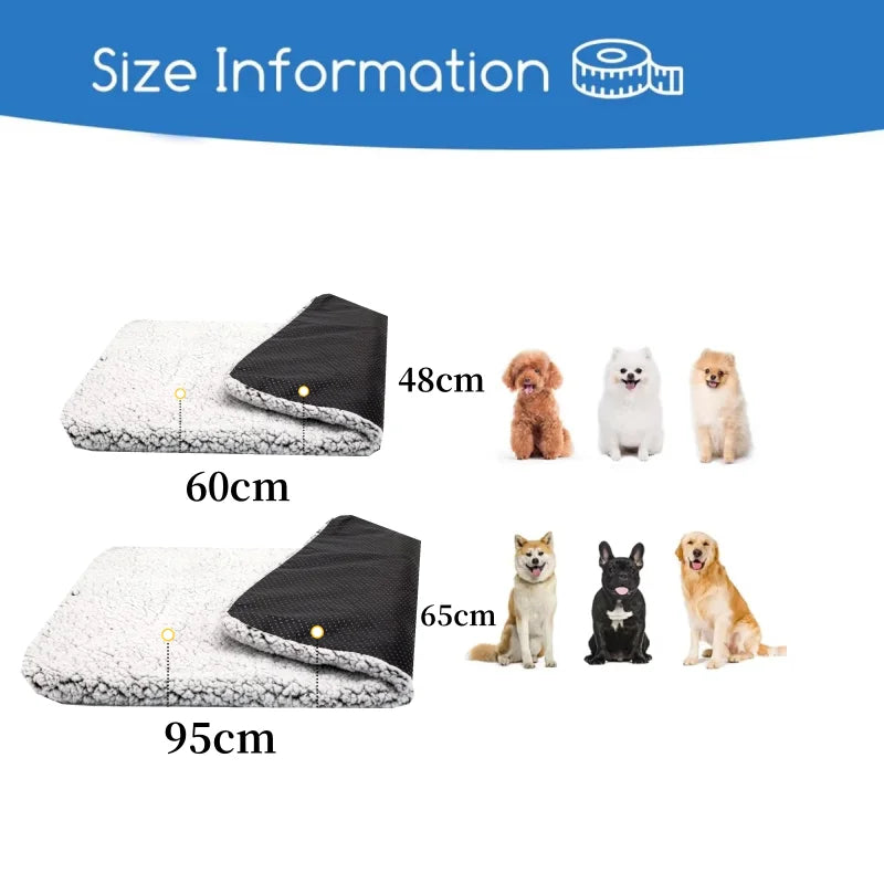 Almohadilla Autocalentable para Mascotas – Manta Térmica Lavable